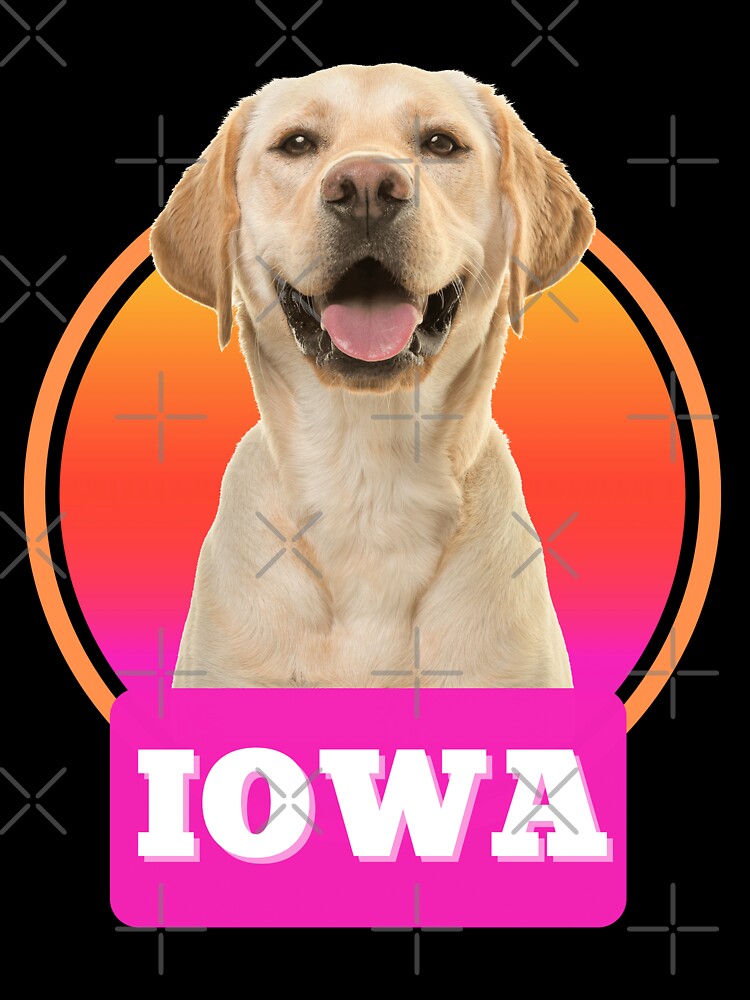Iowa state and Labrador by Weather gifts