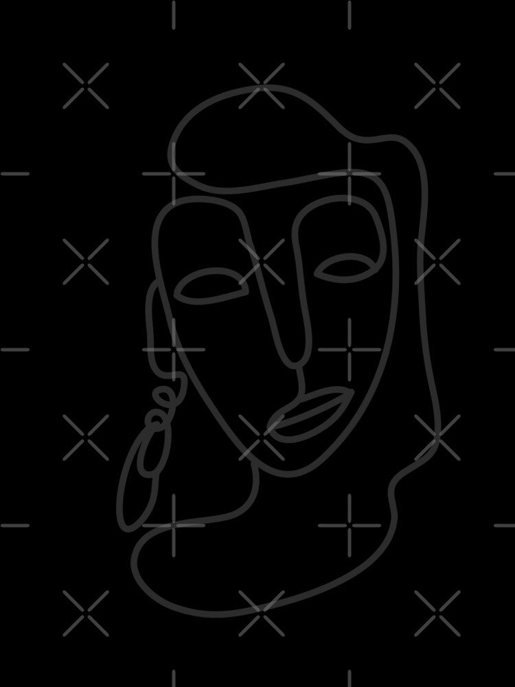 Facial Line Art by wallflowerbee