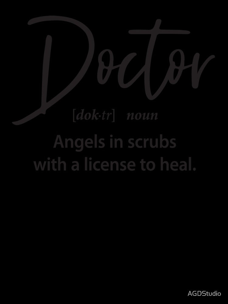 Doctor Gifts - Doctor Definition by AGDStudio