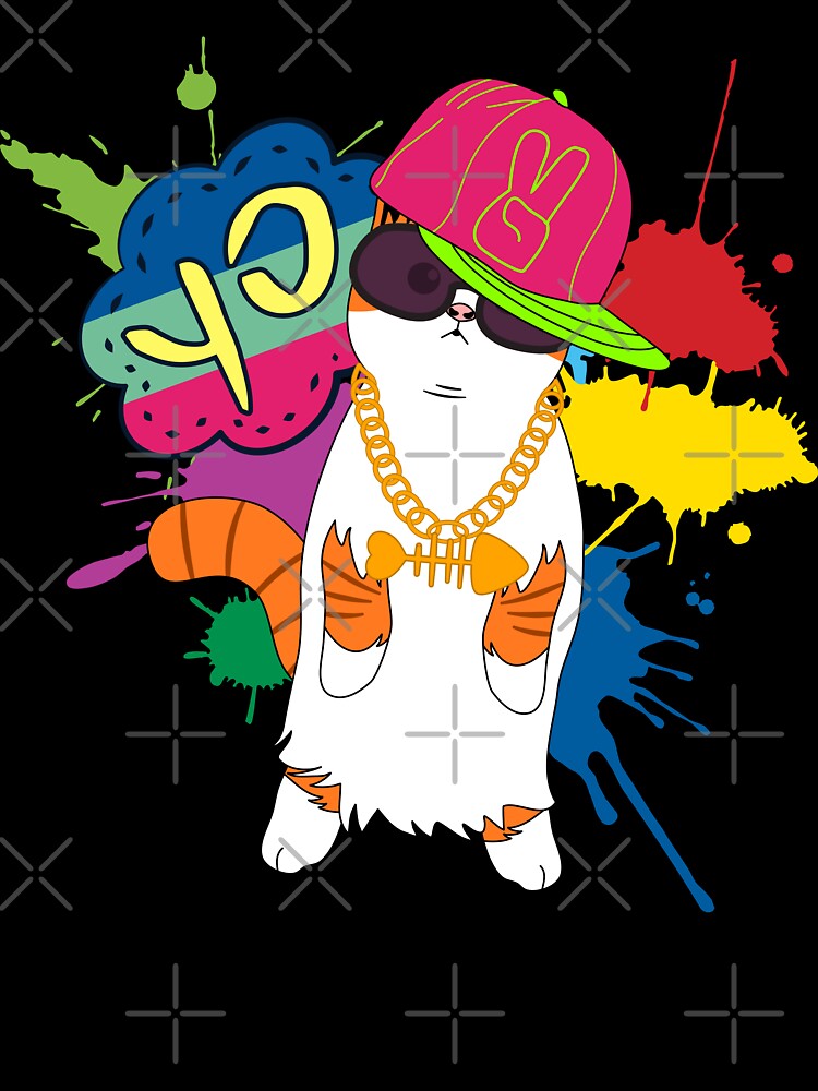 Hip Hop Cat by lulululupaint