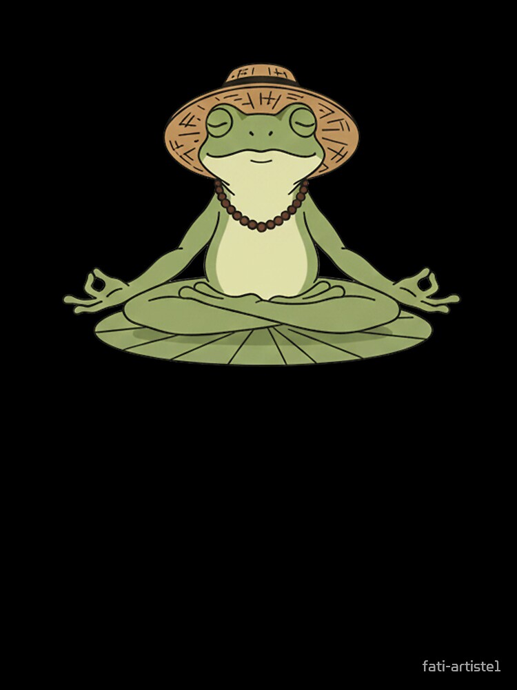 Frog Doing Yoga by fati-artiste1