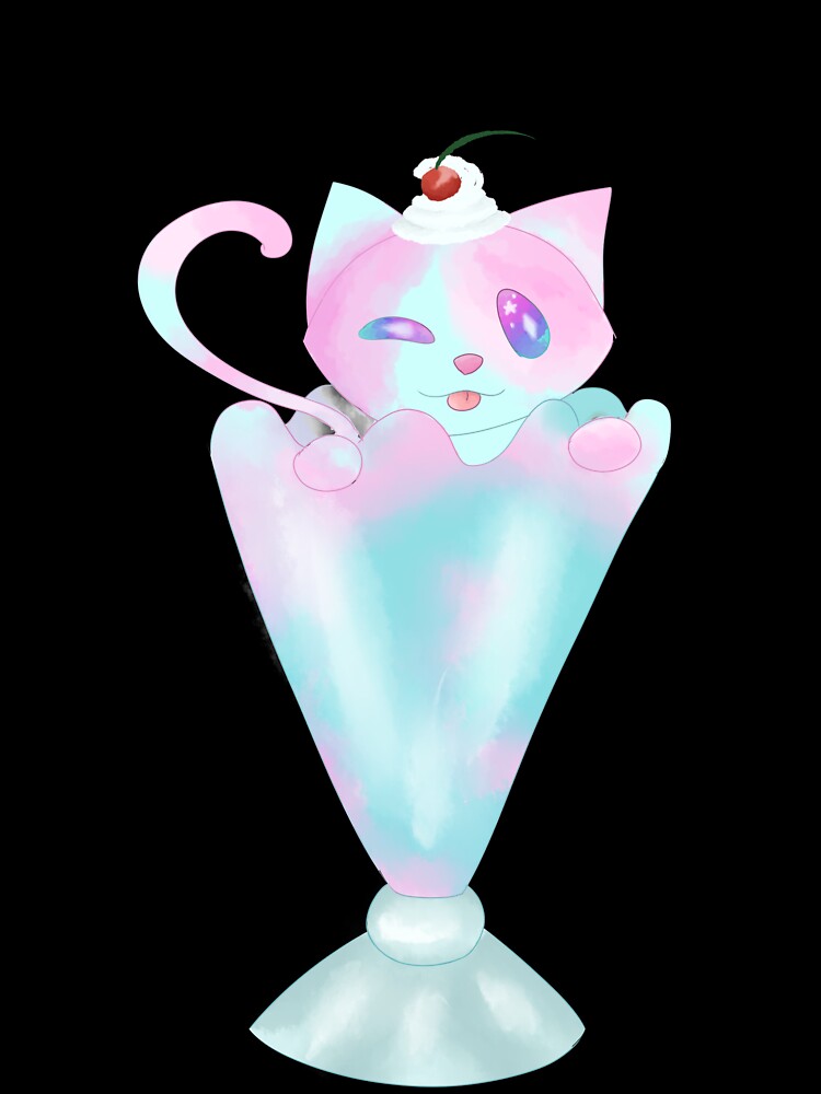Ice cream cat by TweetHeart