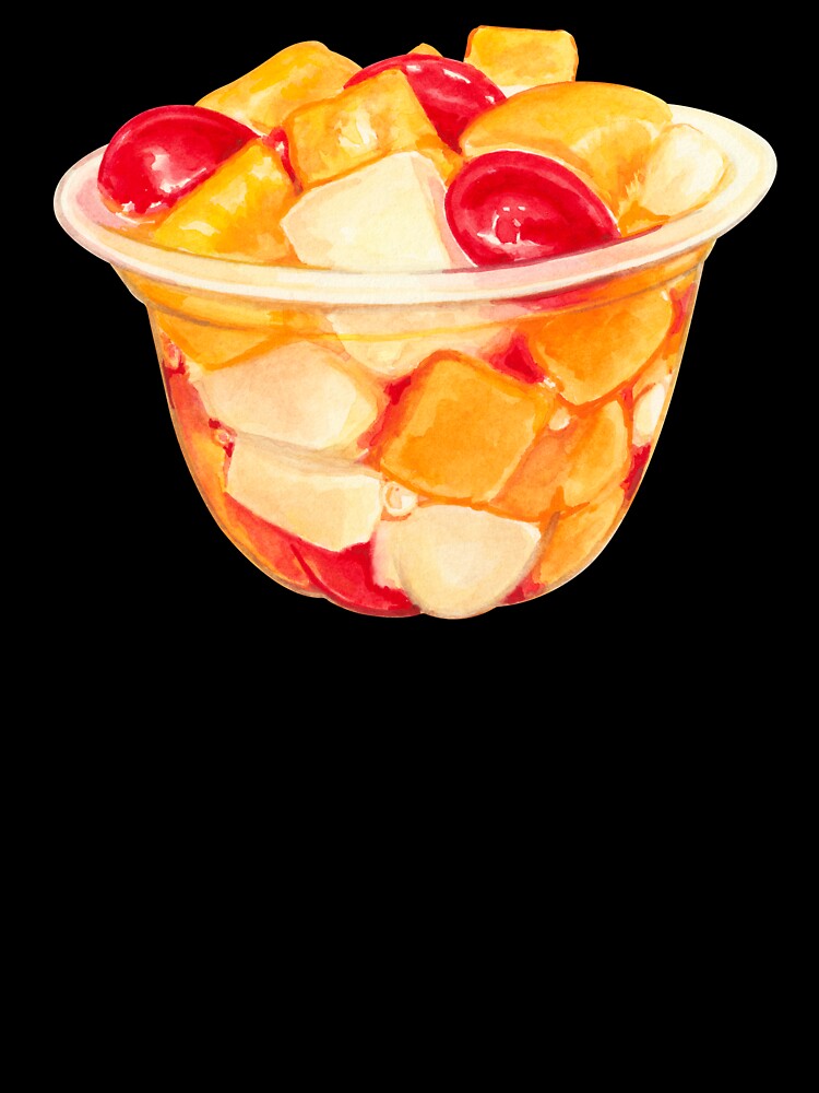 Fruit Cup Pattern - Yellow by Kelly  Gilleran