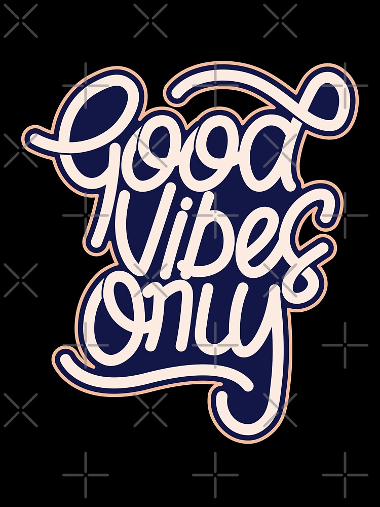Good Vibes Only typography - Aesthetic design by icello  design