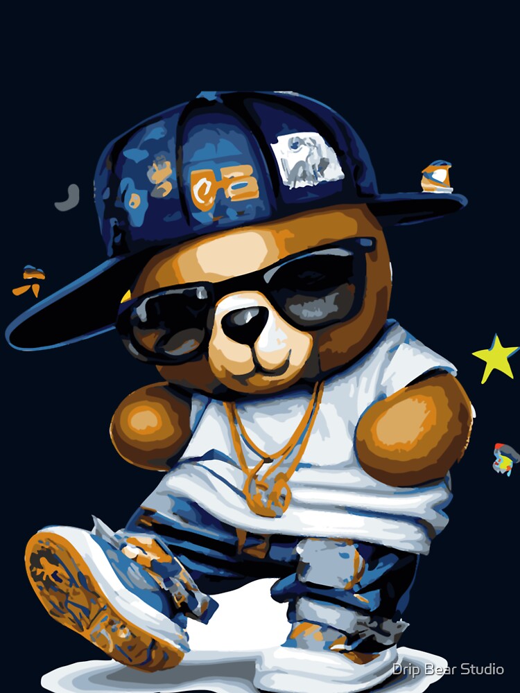 Teddy Bear Hip Hop by Drip Bear Studio