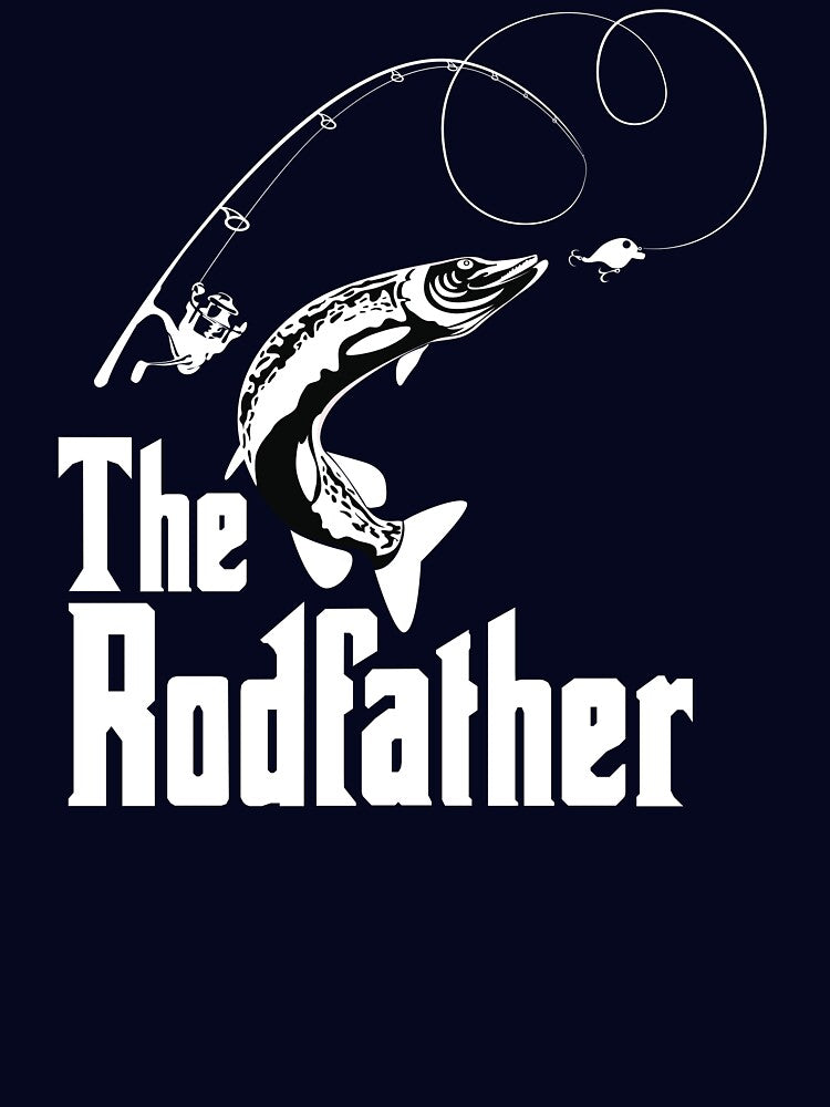 The Rodfather Fishing T Shirt by bitsnbobs