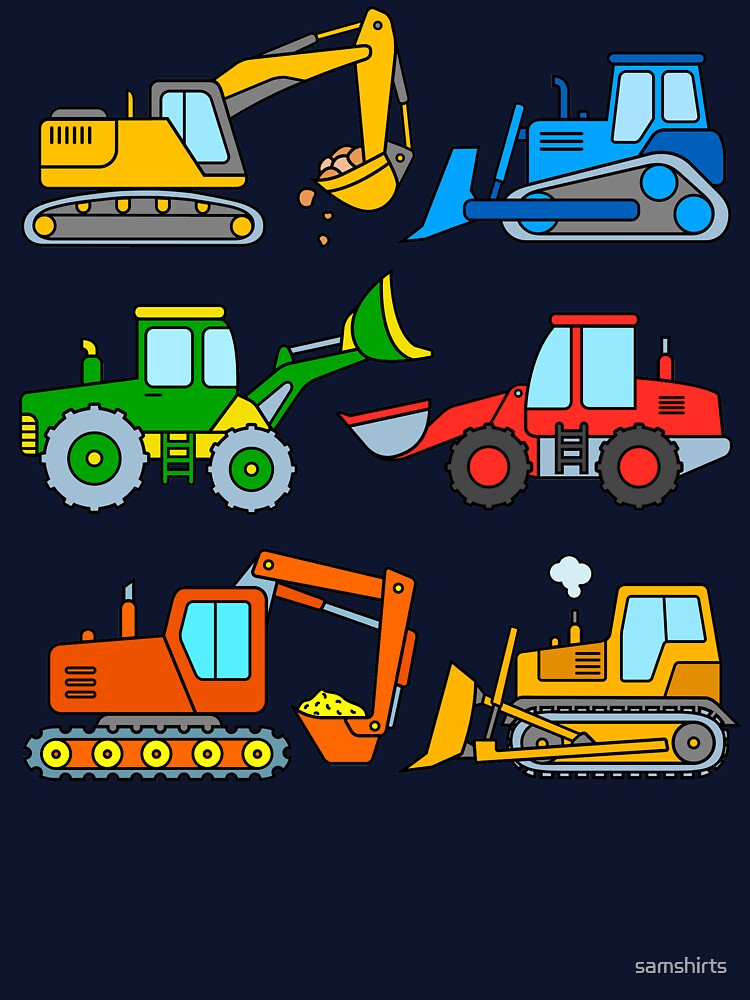 Construction machinery and excavators by samshirts