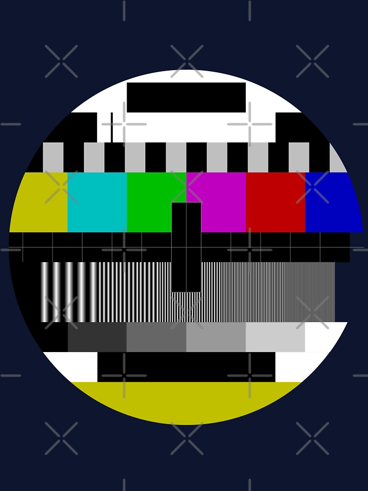 90's TV Test pattern - Retro No Signal TV Pattern 90s by Mannoucha ⭐⭐⭐⭐⭐ ( 1,978 reviews )