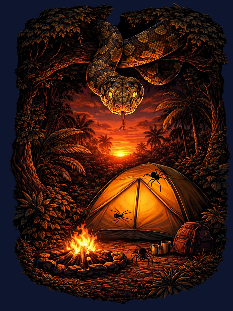 funny camping shirt by 66Solar
