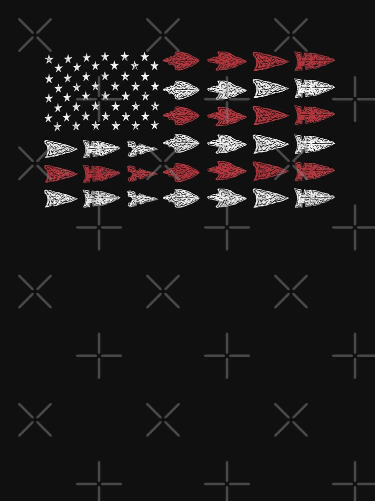 Arrowhead Hunting USA Flag by goombi-creative