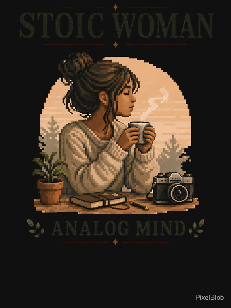 Stoic Woman – Analog Mind, Quiet Strength by PixelBlob