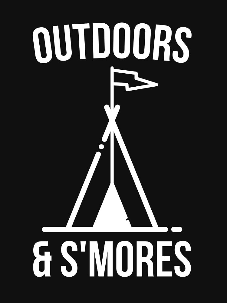 Outdoors and s'mores t-shirt by RedYolk