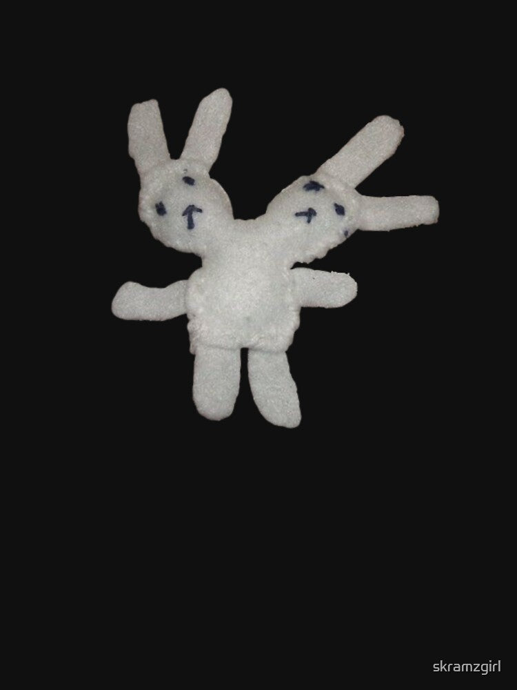 two-headed bunny by skramzgirl