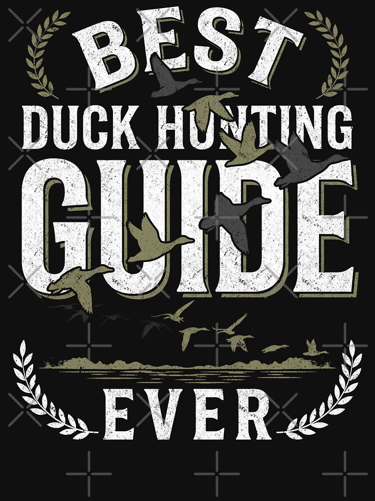 Best Duck Hunting Guide Ever Vintage Humor by FreshVibe Prints