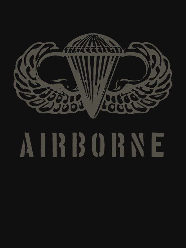 US airborne parawings - grey by wordwidesymbols