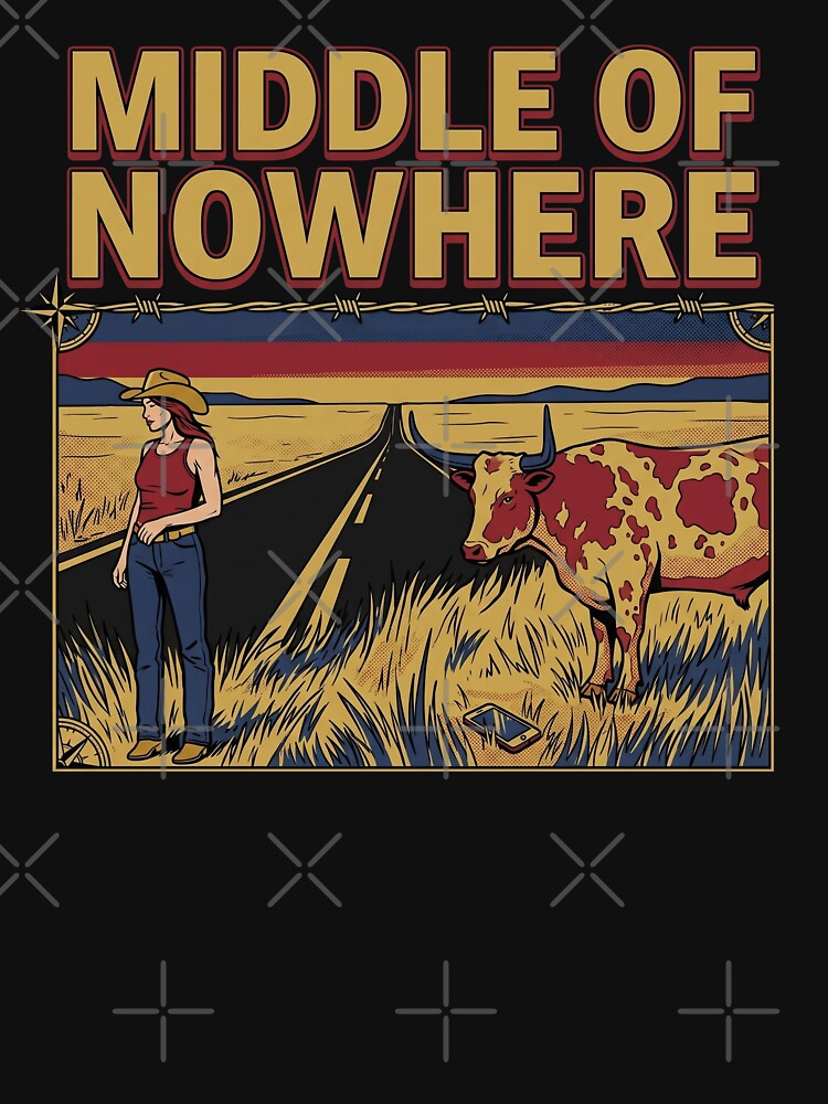 The Middle of Nowhere Vintage Style by Kitkin