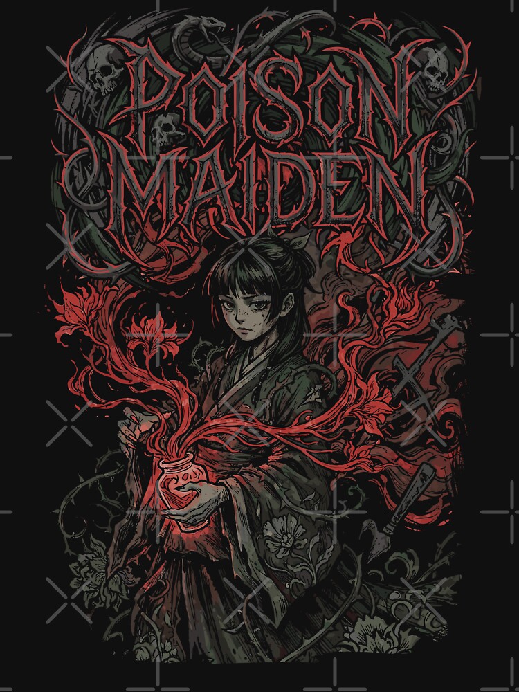 Poison Maiden Anime Dark Art by Tokyo Retro