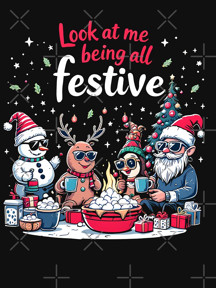 Look at me being all festive funny christmas by INK-Creations