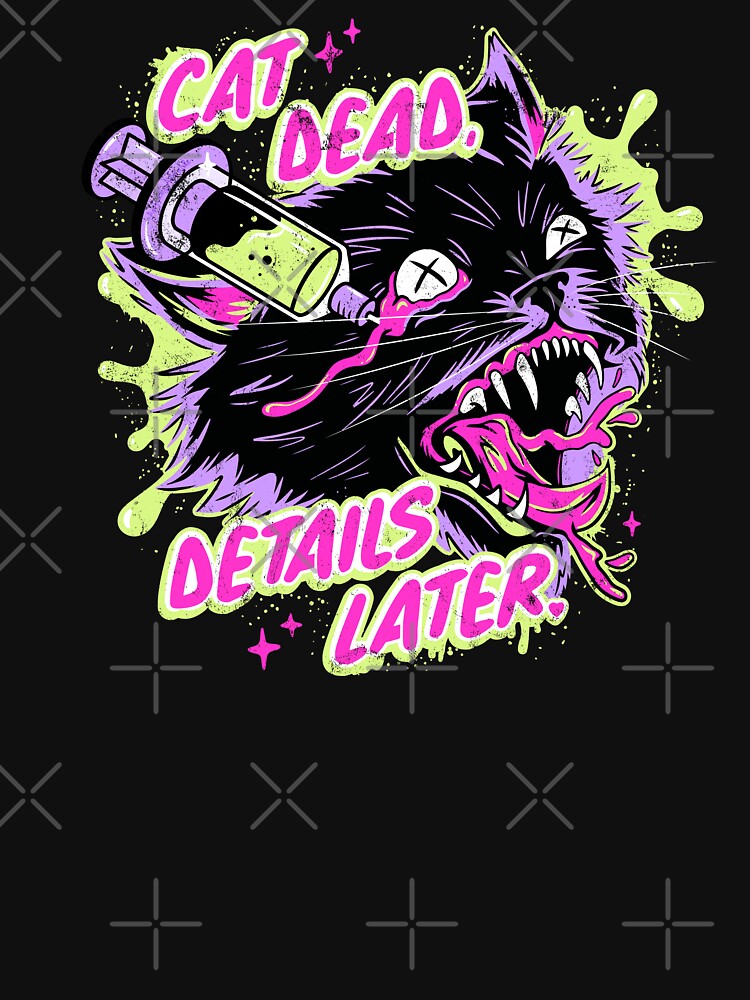 Re-Animator Cat Dead Details Later by Awfully Adorable