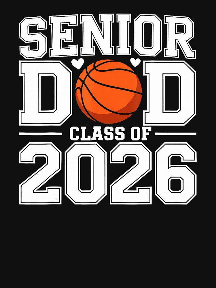 Senior Dad Class of 2026 Basketball Graduation Proud Father by allistermariam