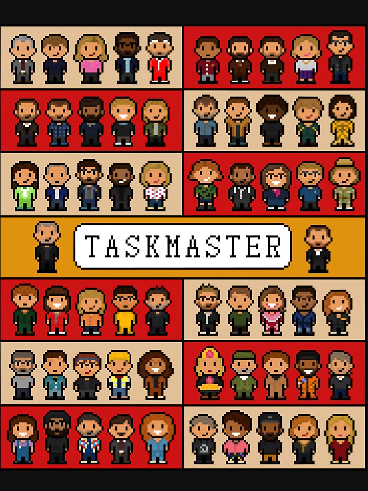 Pixel Art Taskmaster display. Essential by TiBarkerr