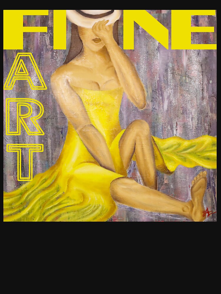 FINE ART lady in red by Mr Contemporary