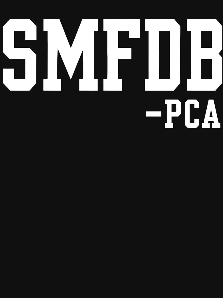 SMFDB PCA Bold Varsity Acronym Humor by margamPagenberg