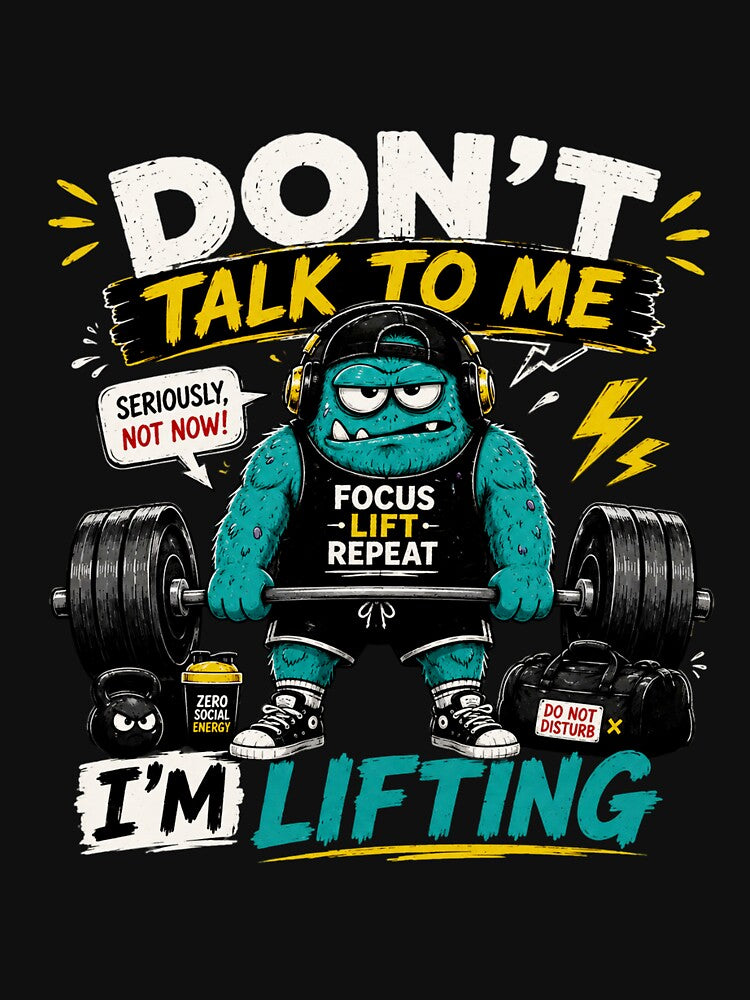 Gym Sticker – Introvert Workout Motivation Design by Artimax-Studio