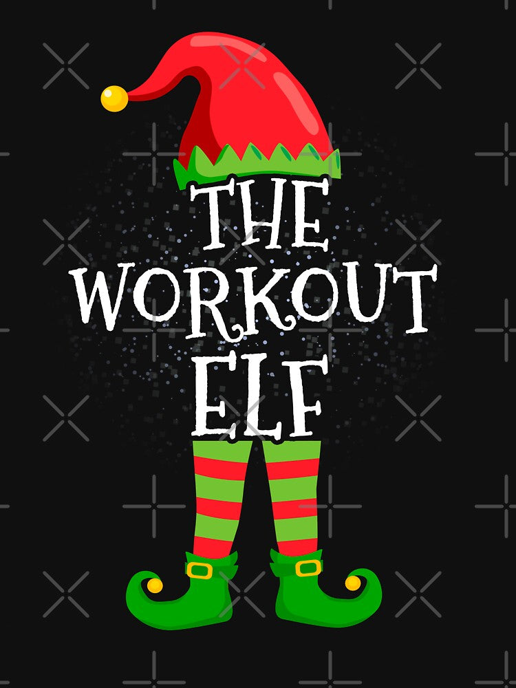 Workout Elf Family Matching Christmas Group by CosmoKitsch