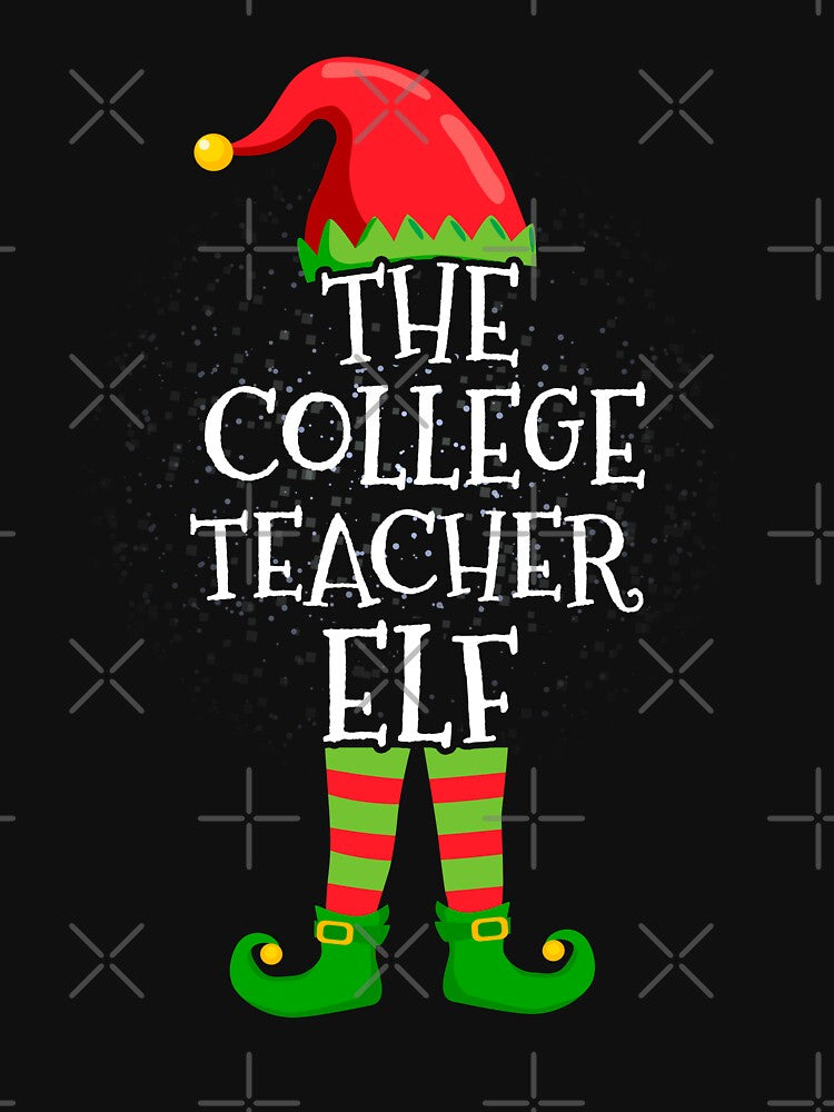 College Teacher Elf Family Matching Christmas Group by CosmoKitsch