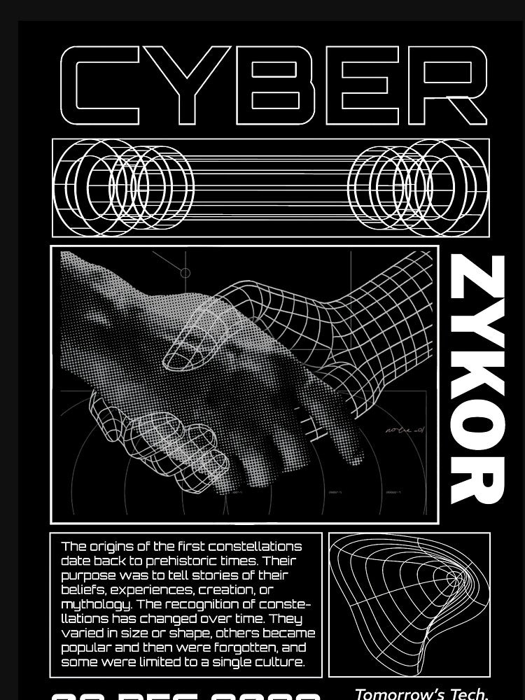 Cyber Y2K style design by ZYKOR