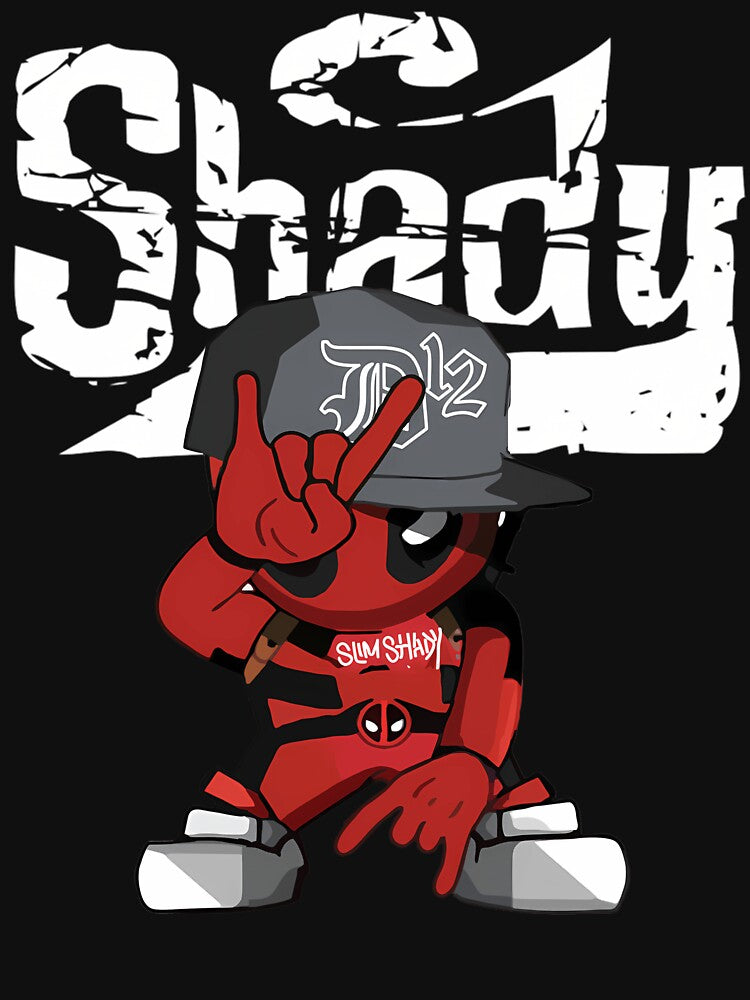 Red Comic Antihero Cartoon Character by dnzl