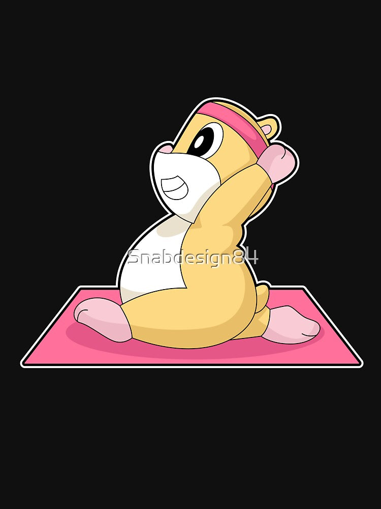 Hamster Yoga Fitness Gymnastics by Snabdesign84