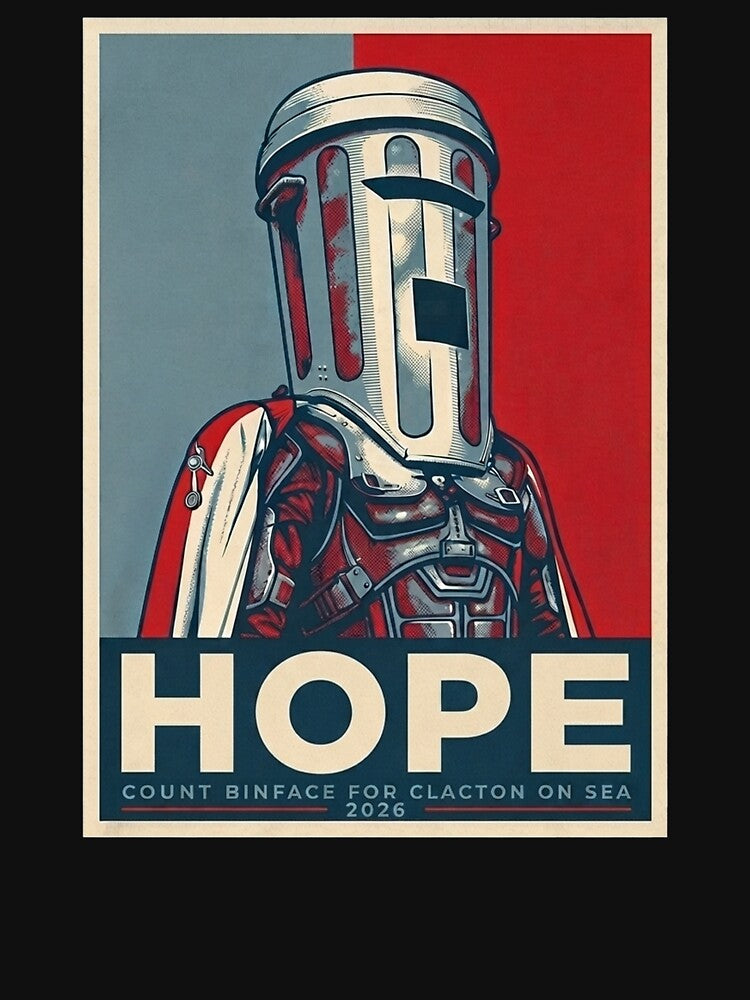 Count Binface Hope For Clacton On Sea Retro Satire by PabloHaney