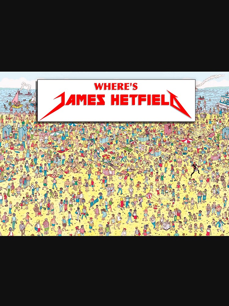Where's James Hetfield (fan art) Metallica by Robbie Labrum