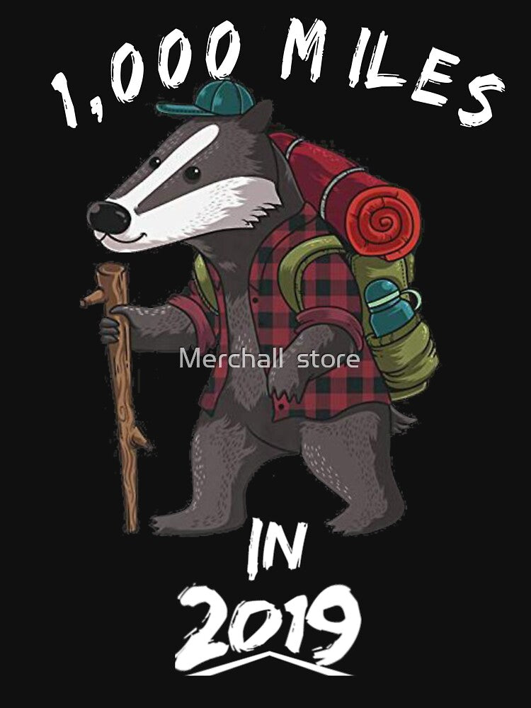 Hiking Badger Thousand Miles in 2019 by Merchall  store