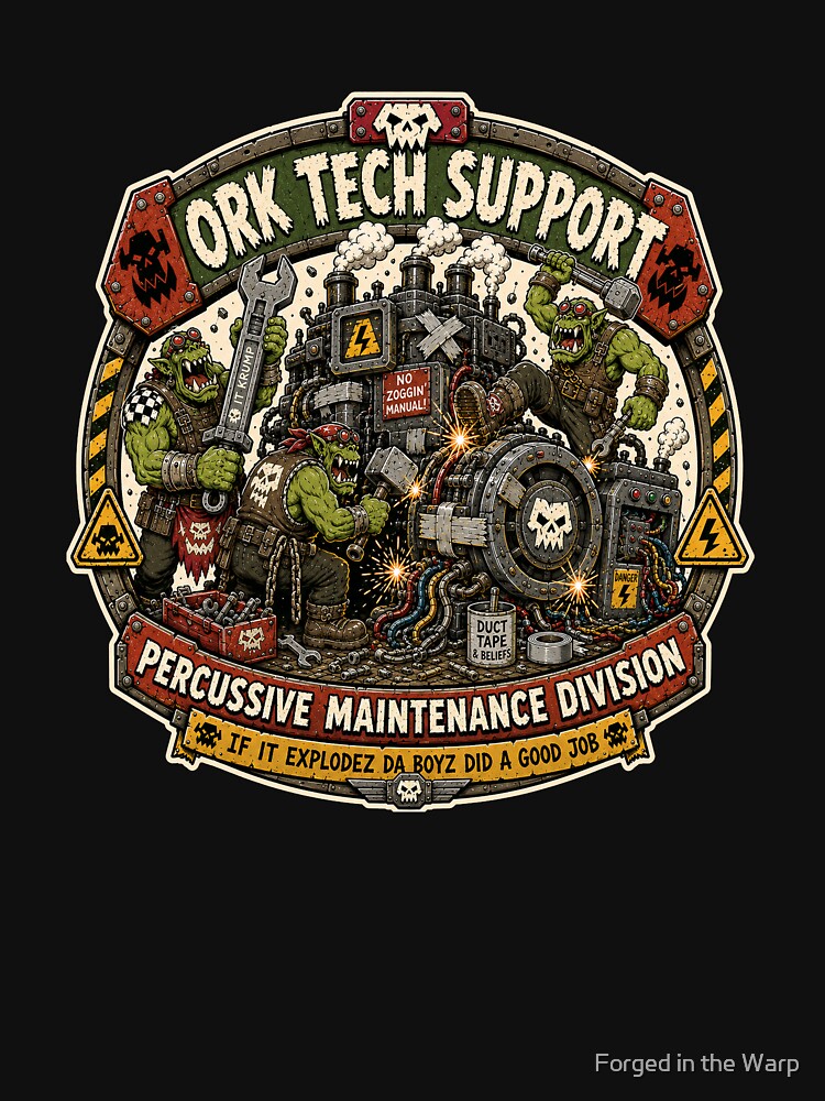 ORK TECH SUPPORT Percussive Maintenance by Forged in the Warp