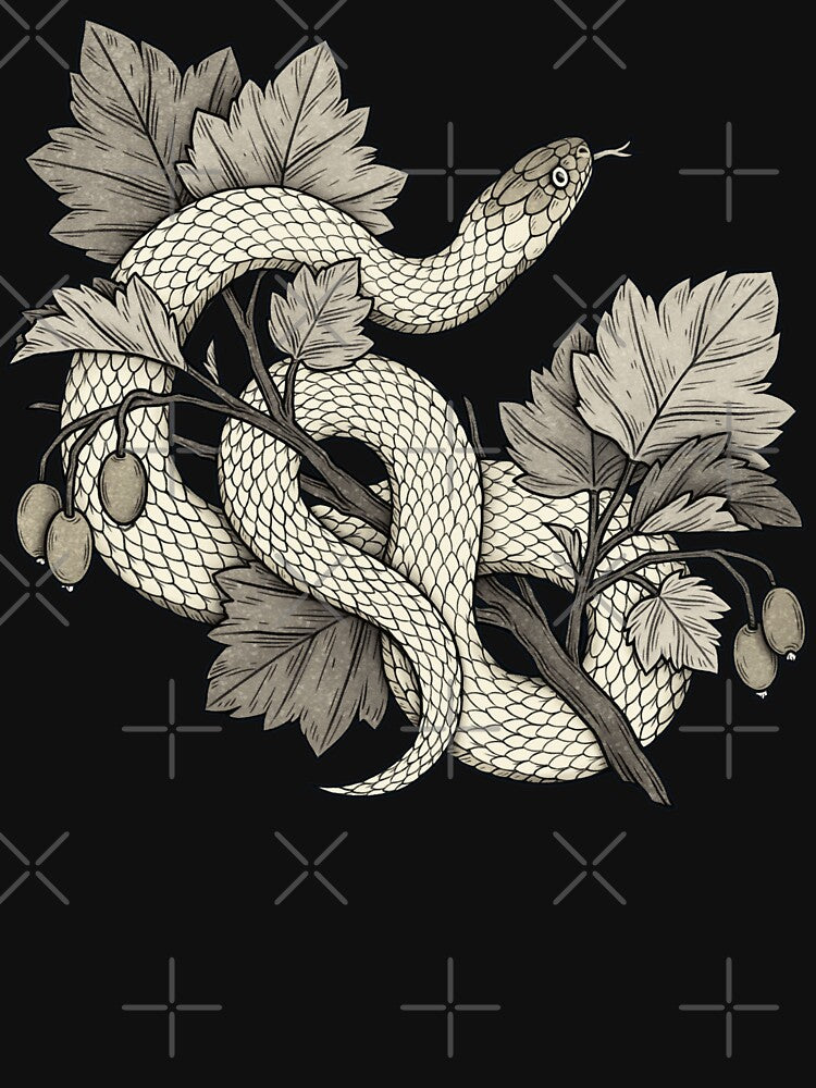 Curious snake on a branch by Veymoth