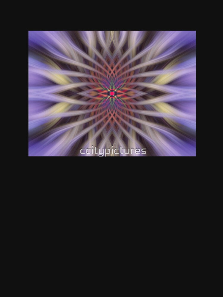 Radiant Lotus Eye Seamless Pattern by ccitypictures