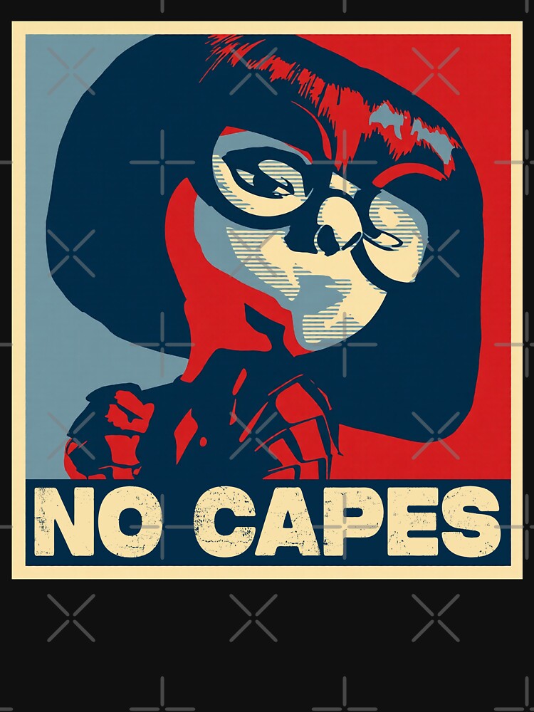 No Capes Retro Vintage Edna by Tessa Art