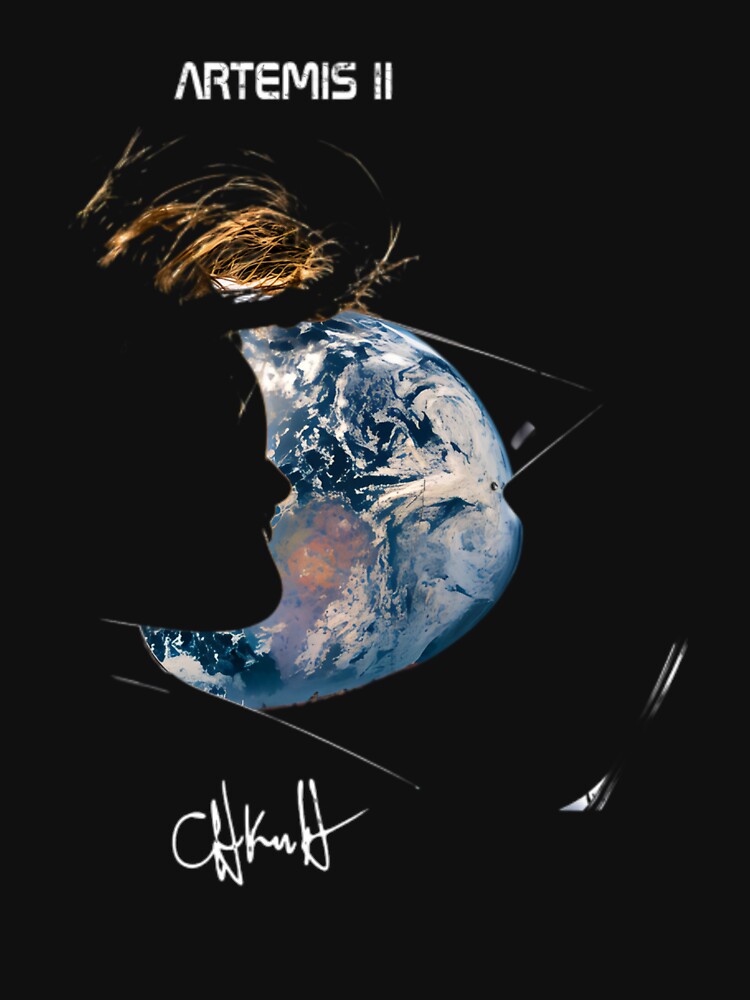 Christina Koch Artemis II - Christina Koch Artemis Orion Window Earth Photo by marnisa