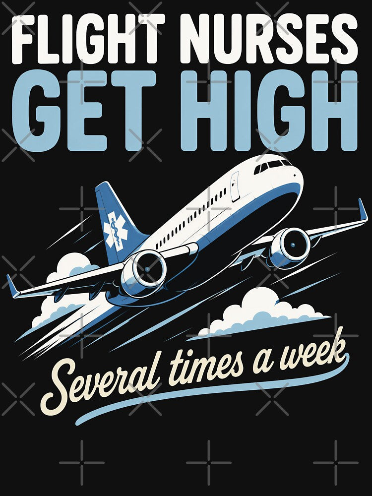 Flight Nurses Get High Aviation Humor by Victor Shadehorn