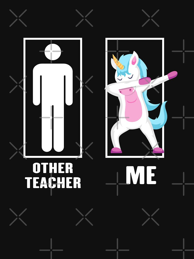 Funny Unicorn Dabbing Other Teachers Me,Other Teachers Me Funny Unicorn Dabbing, Teachers Unicorn, Teachers Dad Husband Birthday Christmas Gift by xlnv