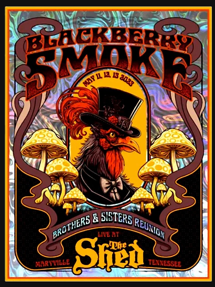 Blackberry Smoke T-Shirt by MaudWebe