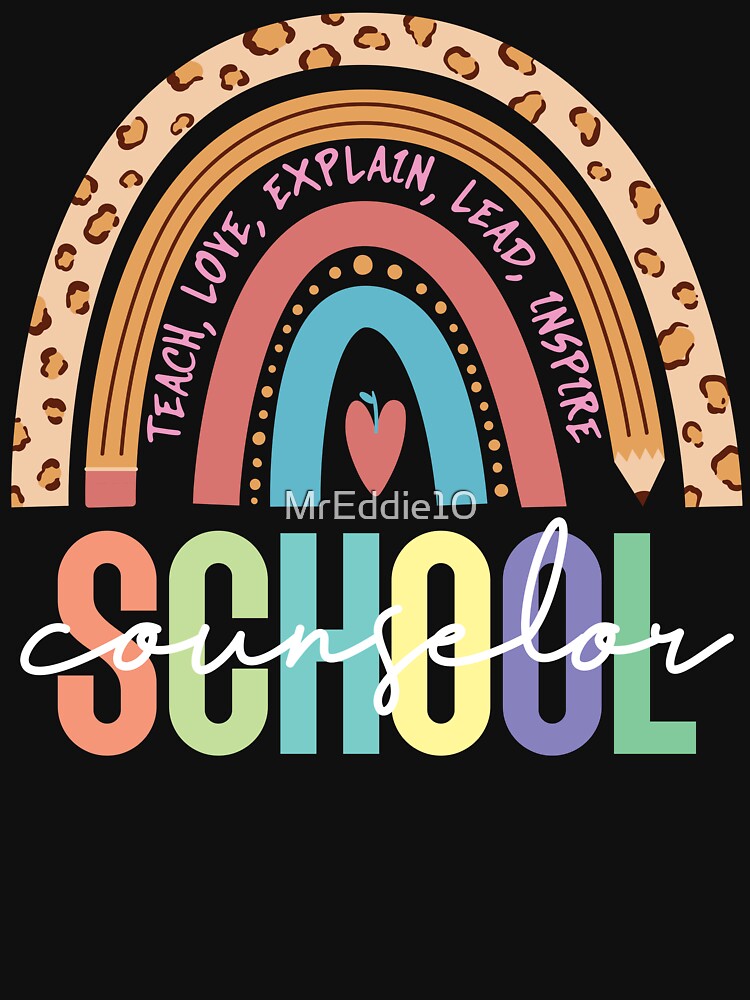 School Counselor Rainbow Heart Appreciation by MrEddie10