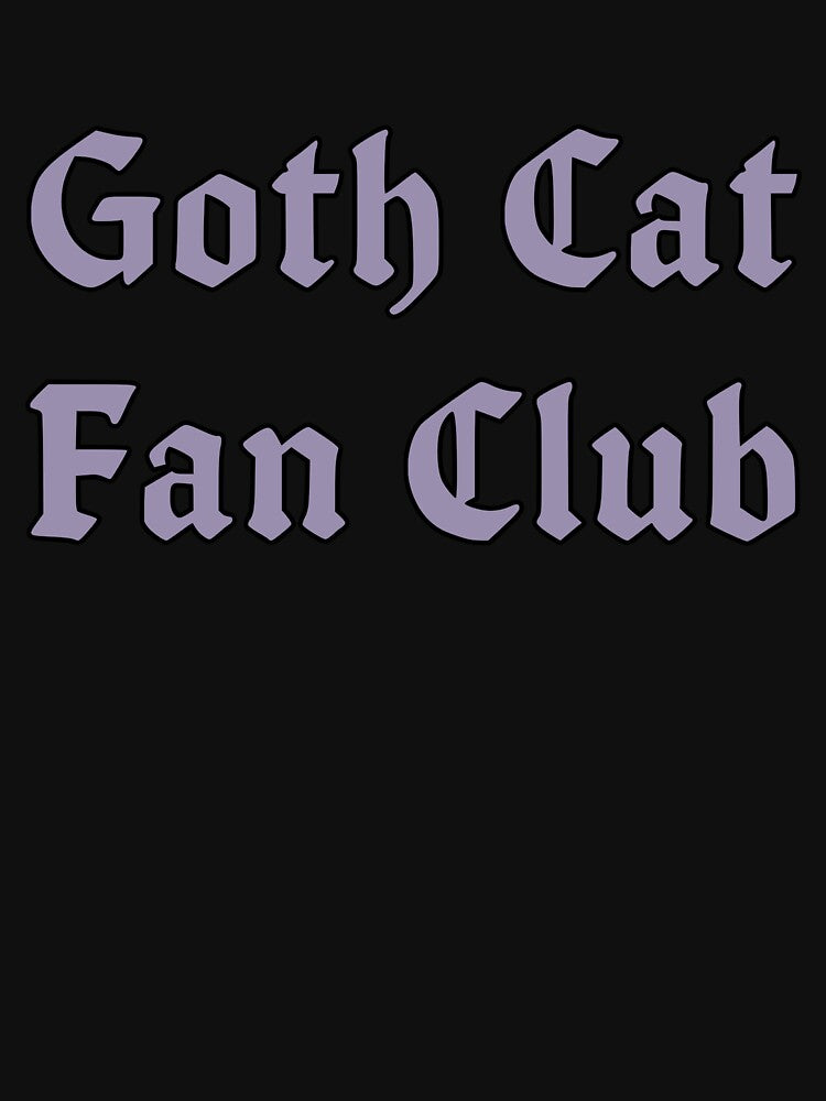 Goth Cat Fan Club by MannyShop