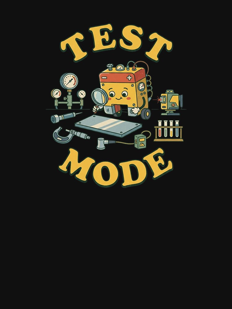 Retro Flat NDT Technician Test Mode by DuckOddity