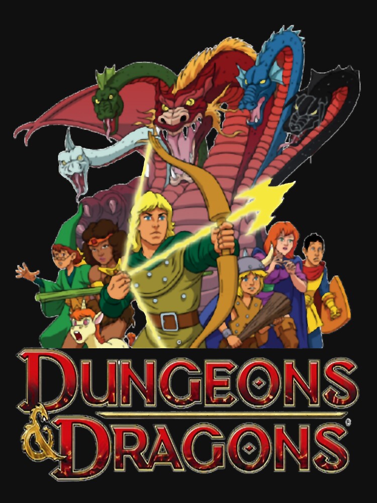 Dungeons And Dragons Cartoon 80s by LOREKORUPSKAS