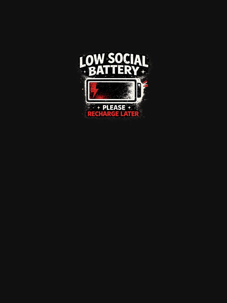 Low Social Battery | Introvert Energy by Point Blank Club