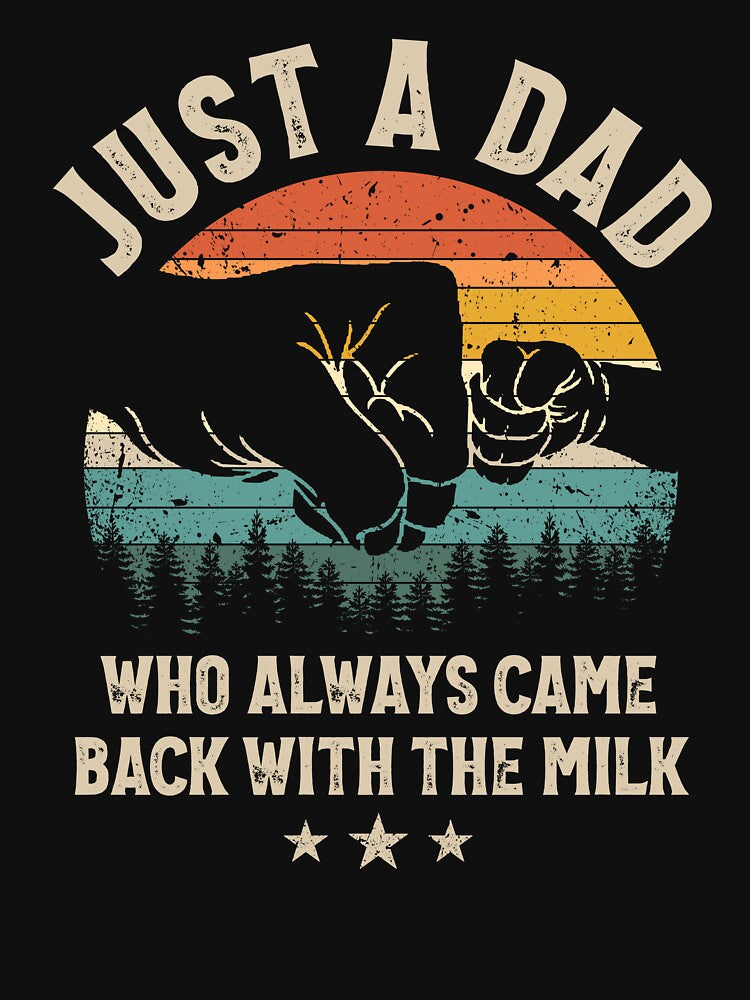 Just a Dad who Always Came Back with The Milk by SatyakiMandal3D